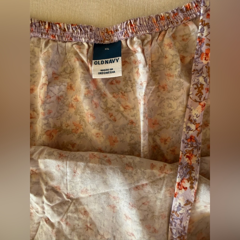 Old Navy Floral Mini Dress Women’s XL NWT Lightweight Summer Dress - Picture 6 of 8